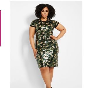 Sequin Ashley Stewart Dress